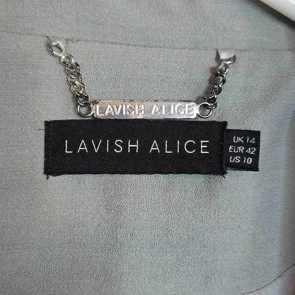 LAVISH ALICE LONG DRESS COAT WITH POCKETS NWOT - Picture 3 of 5